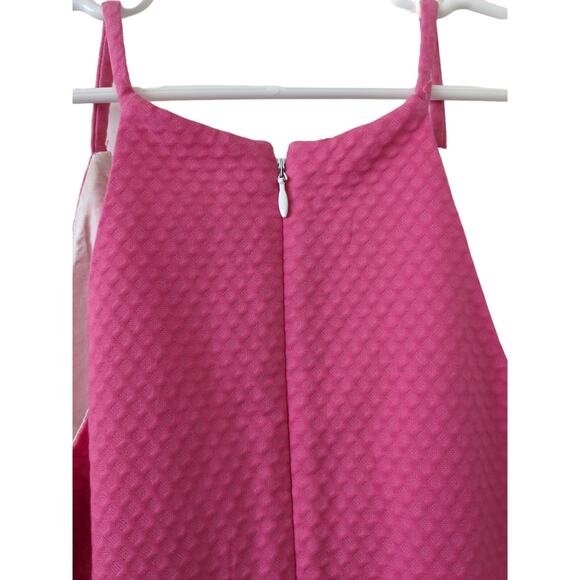 Lilly Pulitzer Sz 00 ANNABELLE Pink Sleeveless Halter Tank Top - Picture 5 of 8